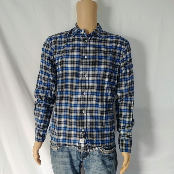 Frank & Eileen Checked Flannel Button Down Shirt - Picture 1 of 8